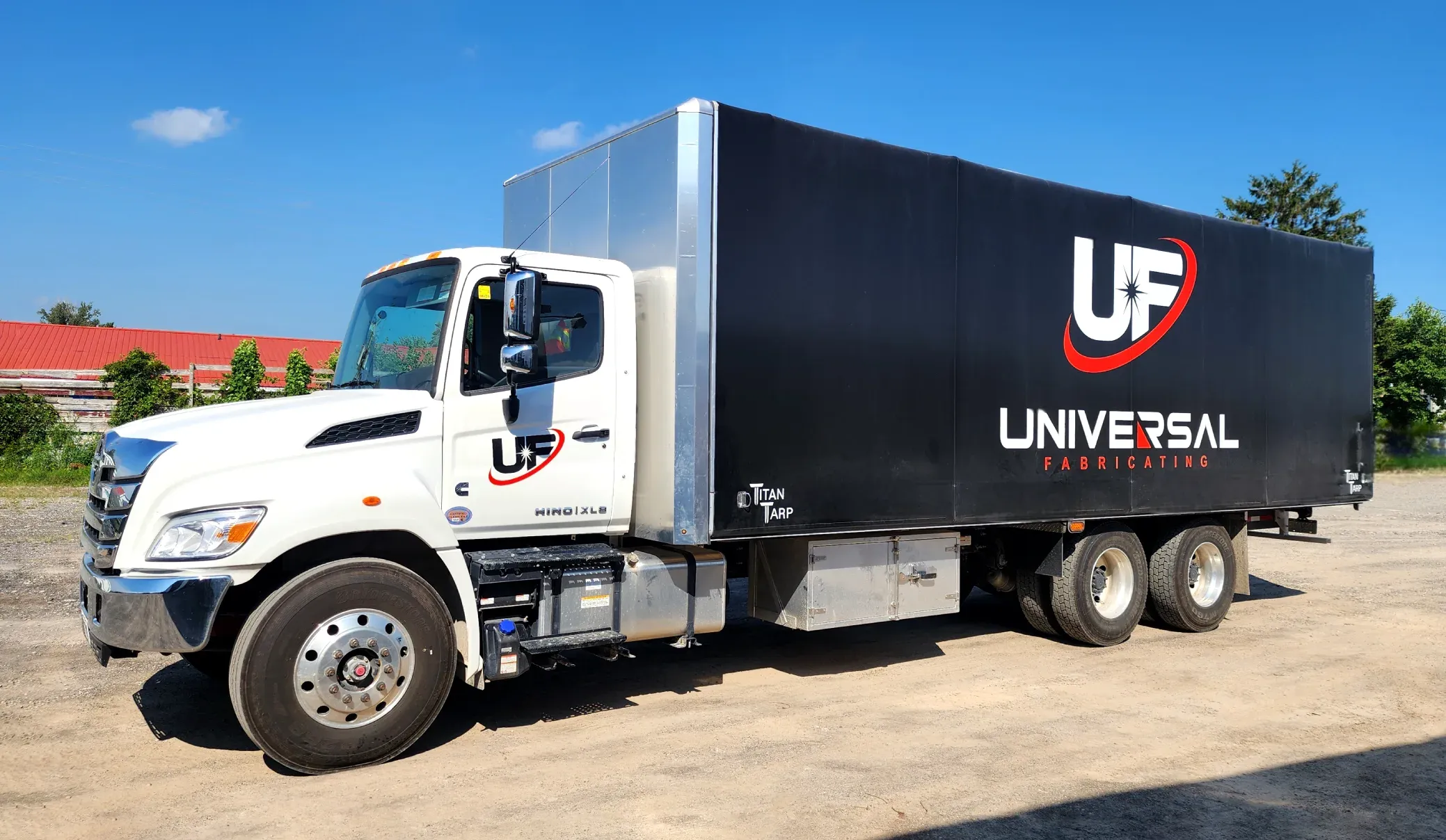 Truck Body tarp system by Titan Tarp Systems